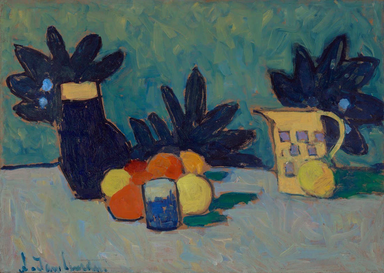Natura morta con frutta da Alexej von Jawlensky