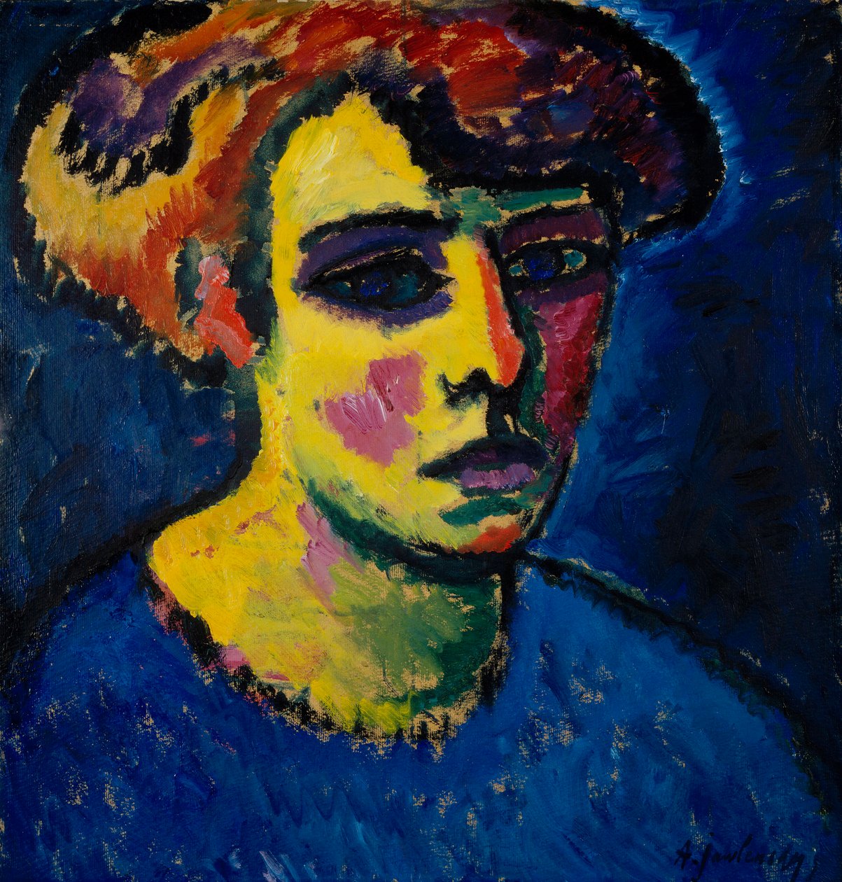 Testa di donna da Alexej von Jawlensky