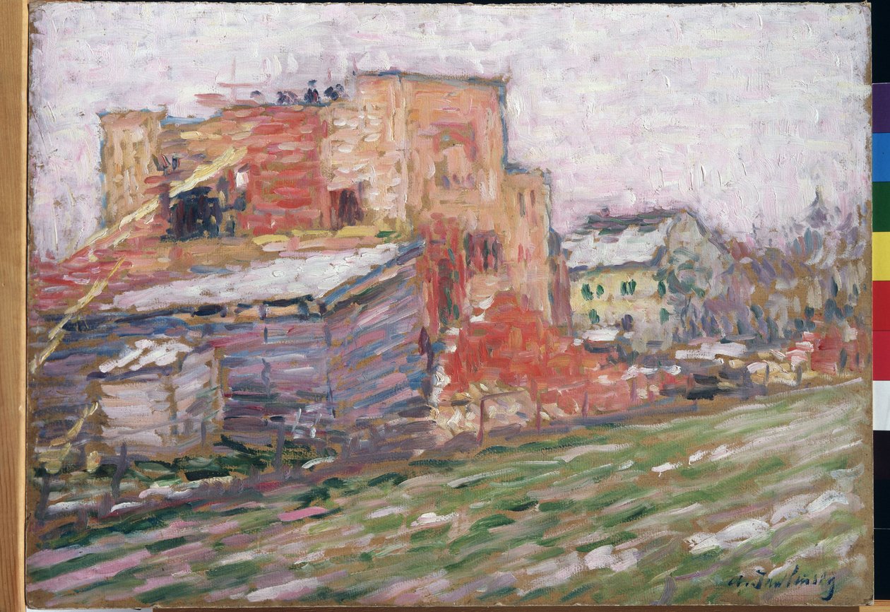 Vista di una strada da Alexej von Jawlensky
