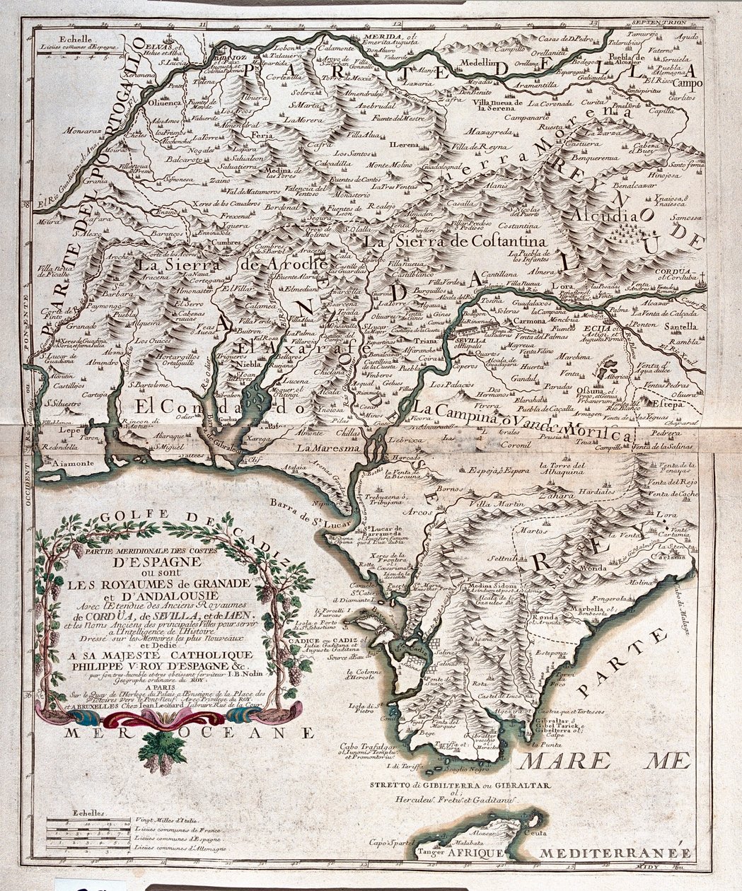 Granada, Andalusia e Spagna meridionale - da A da Alexis-Hubert Jaillot