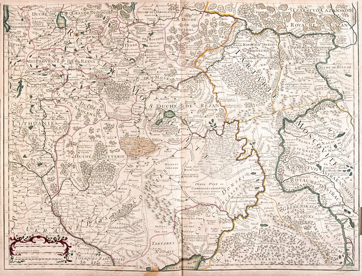 Mosca, Russia - Ucraina - Lituania - di A da Alexis-Hubert Jaillot