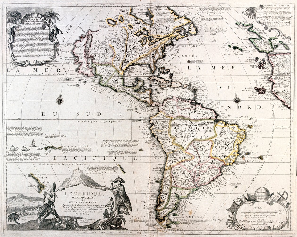 Sud e Nord America - da A da Alexis-Hubert Jaillot