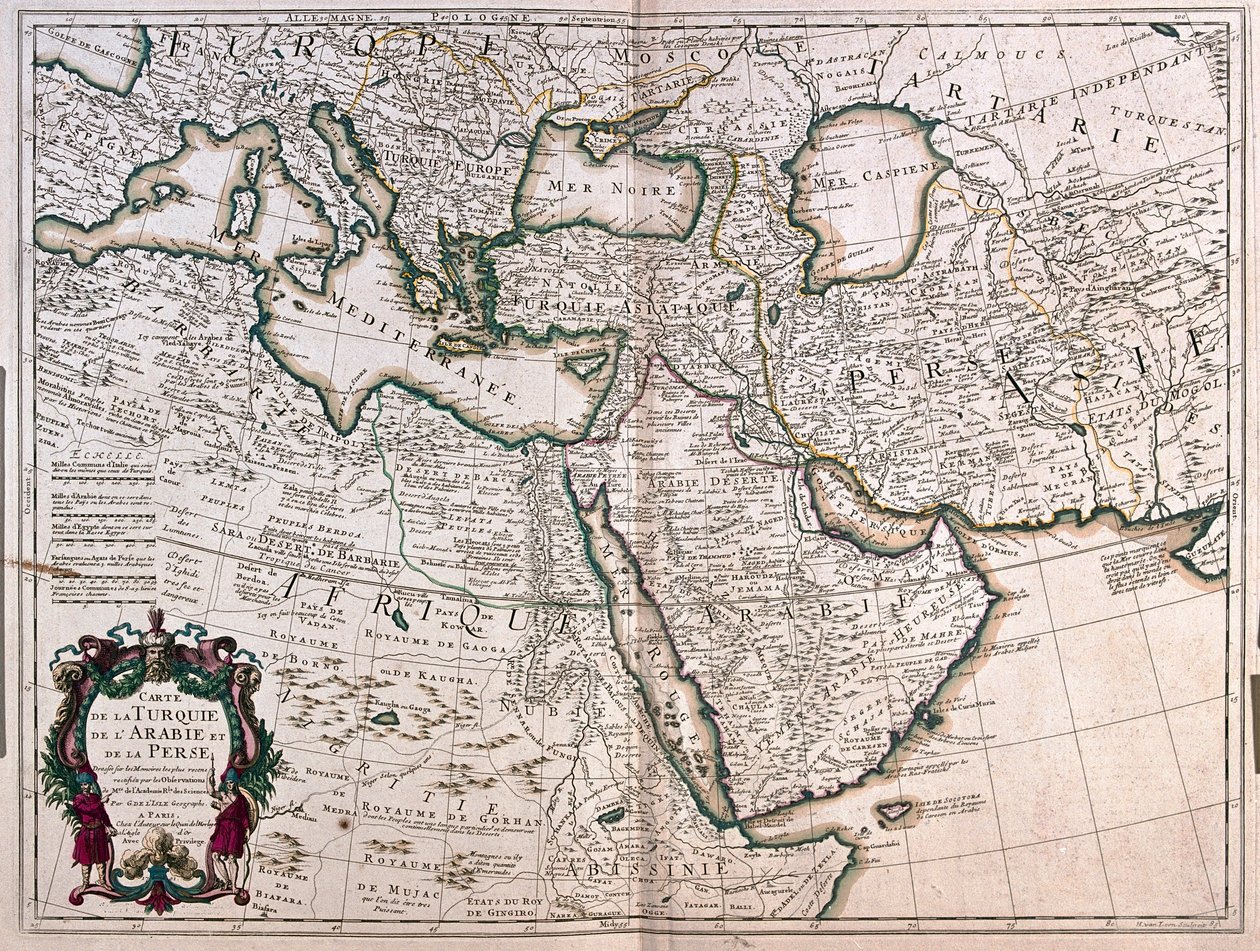 Turchia - Arabia e Iran - di A da Alexis Hubert Jaillot