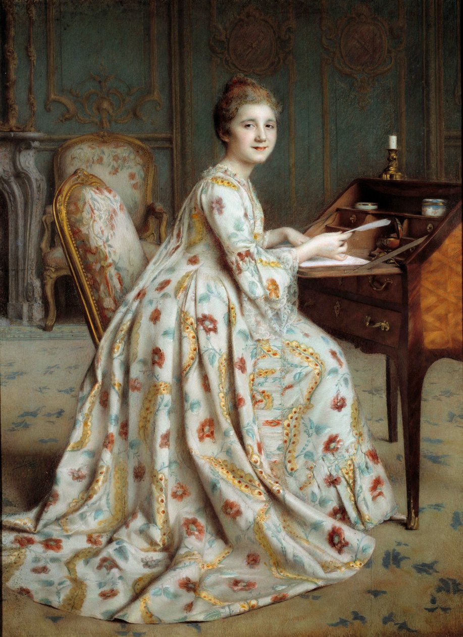 Ritratto della Marchesa Dubois Mouchet da Alexis Axilette