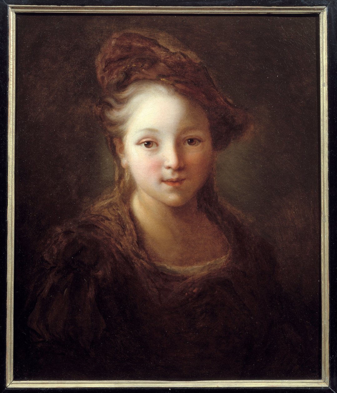 Ritratto di una giovane ragazza (circa 1720) da Alexis Grimoux