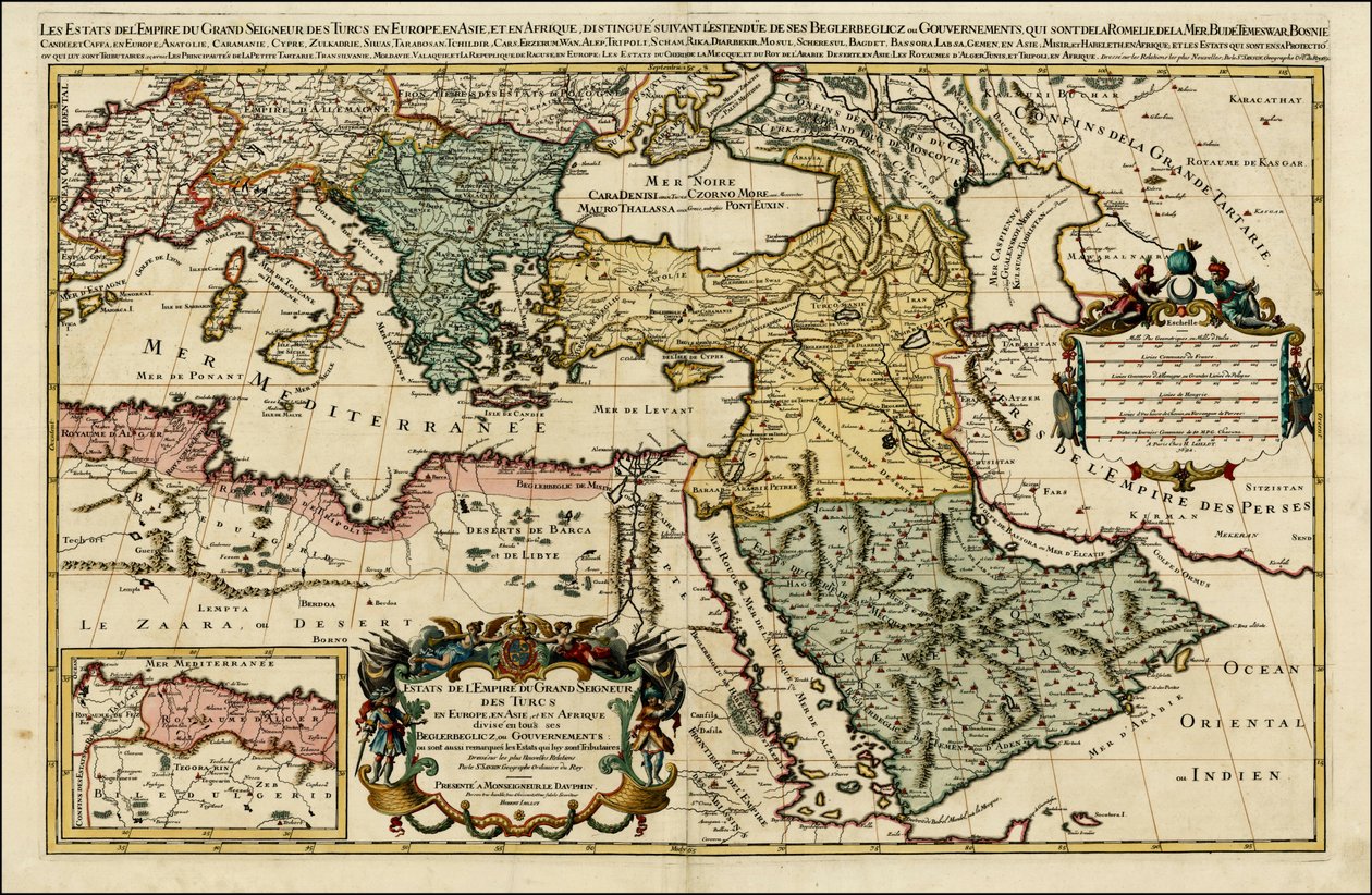 Mappa del 1692 dell