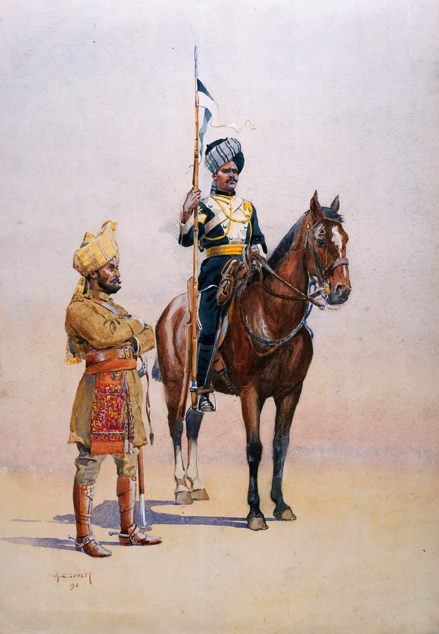 Soldati del Mysore Transport Corps, illustrazione da 