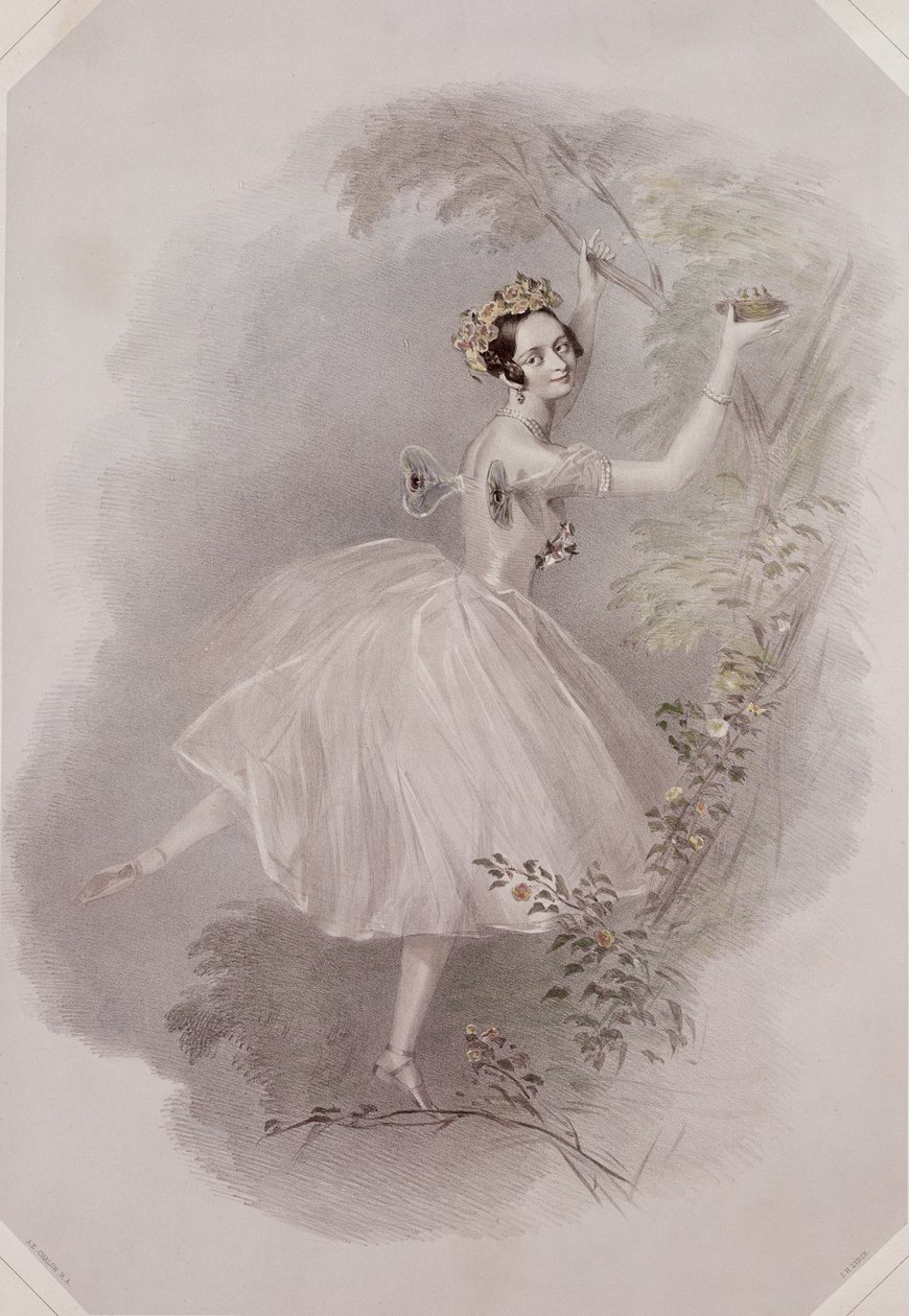 Marie Taglioni (1804-84) come la Silfide in 