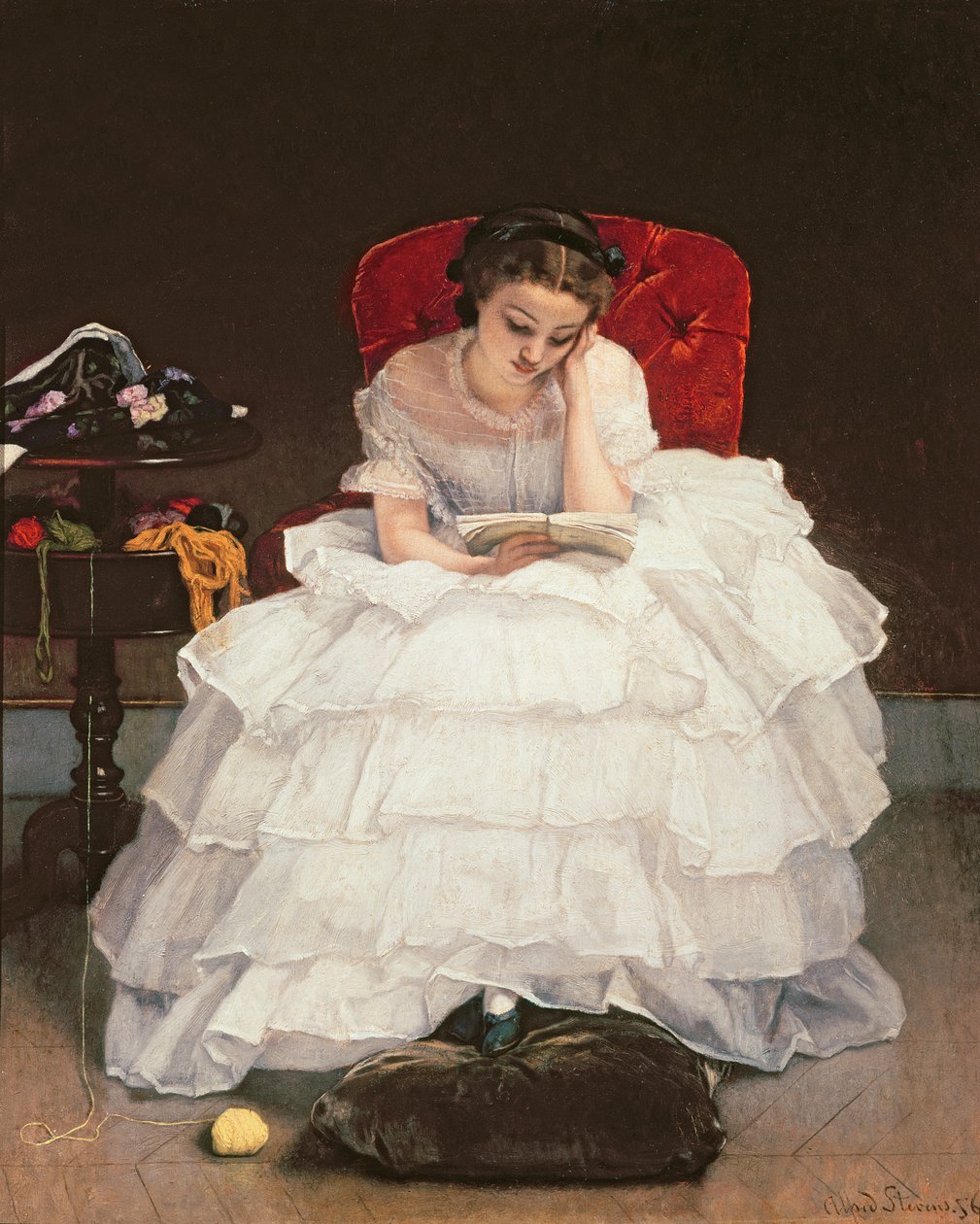 Ragazza che legge da Alfred Emile Stevens