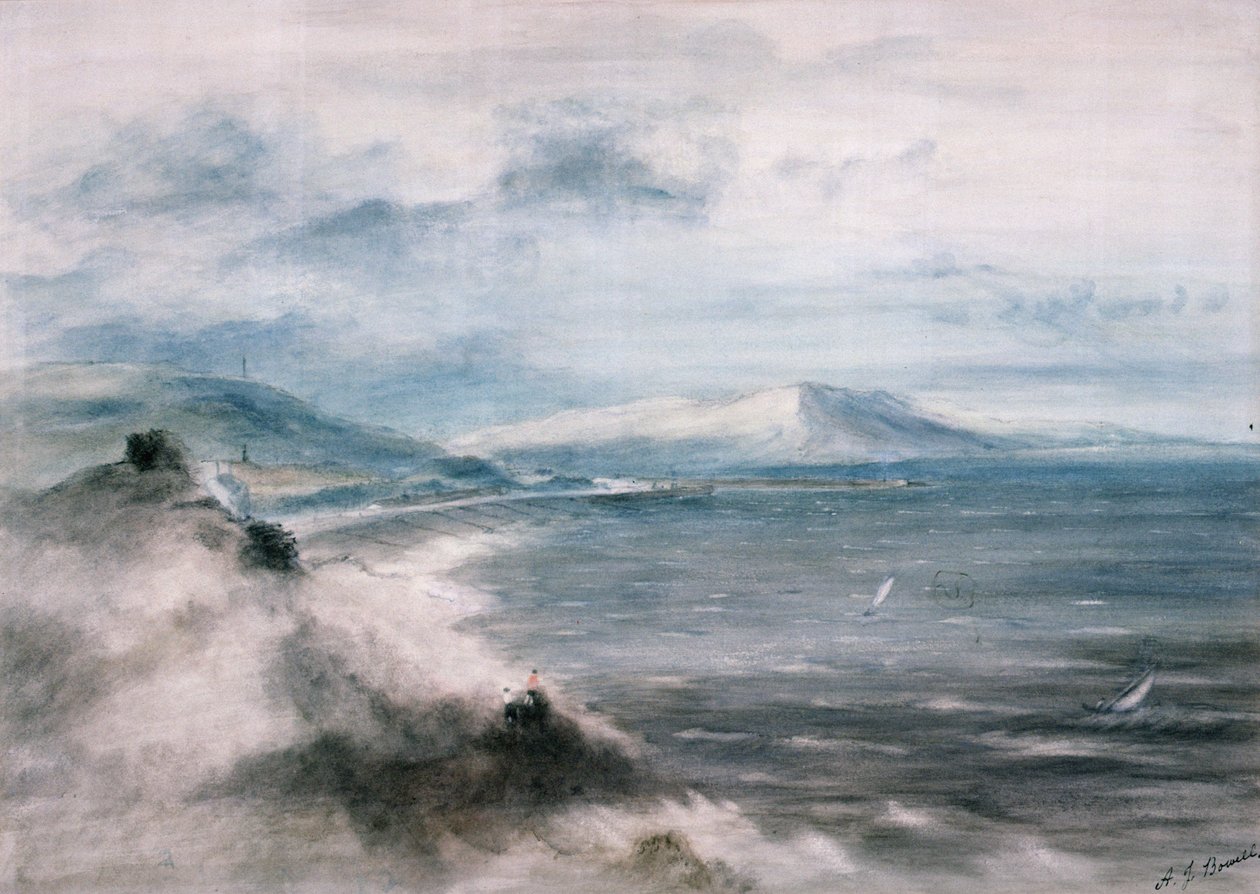 Vista su una Baia da Alfred John Bowell