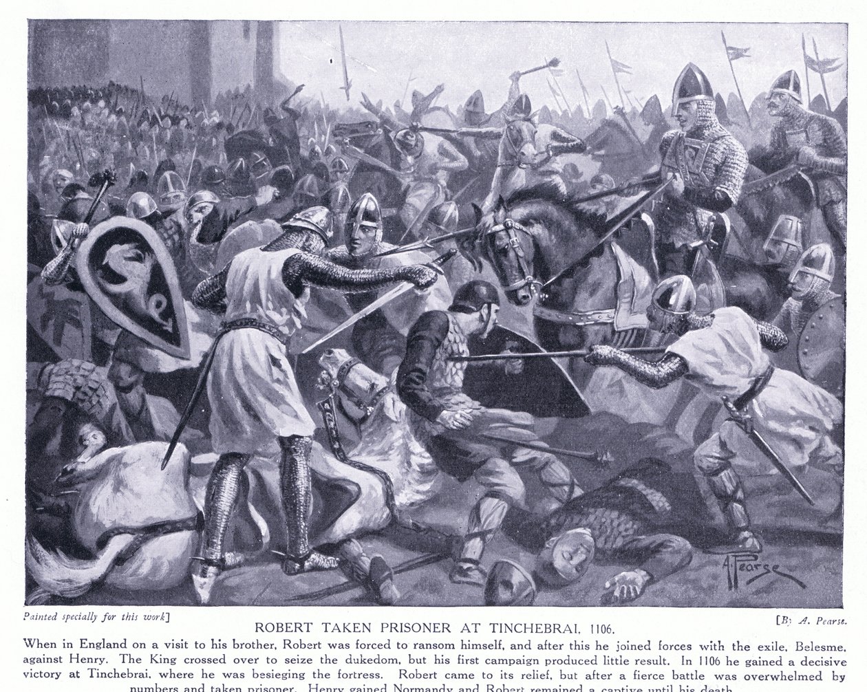 Robert preso a Tinchebrai AD1106 da Alfred Pearse