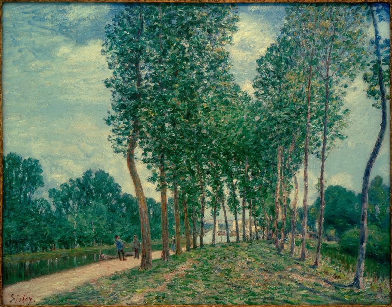 Sponde del Loing vicino a Moret da Alfred Sisley