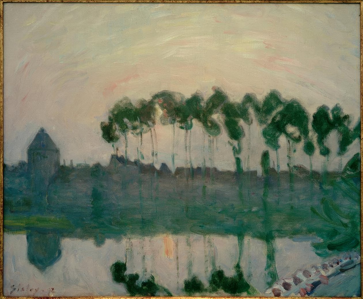 Tramonto vicino a Moret da Alfred Sisley