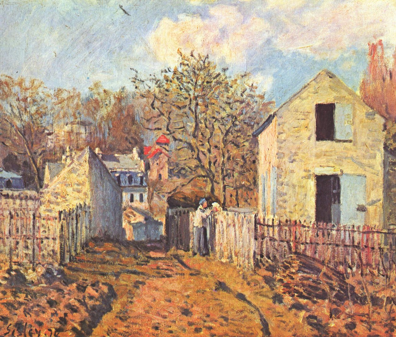 Villaggio di Voisins da Alfred Sisley