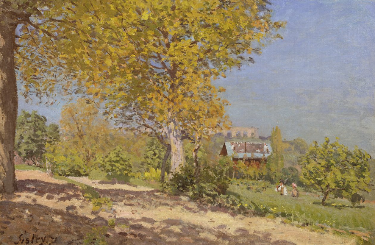 Vicino a Louveciennes, 1872 da Alfred Sisley