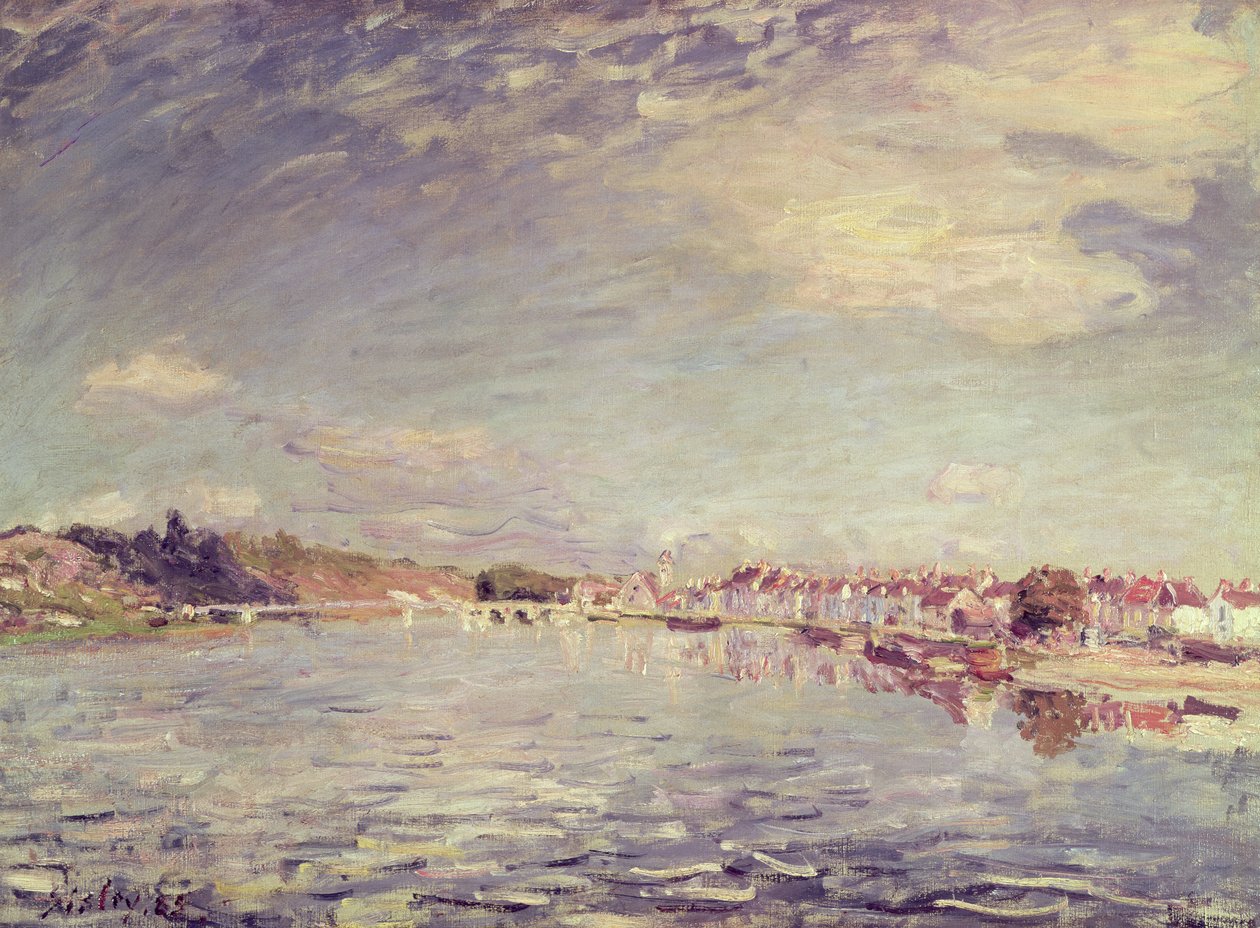 Saint-Mammes, 1885 da Alfred Sisley