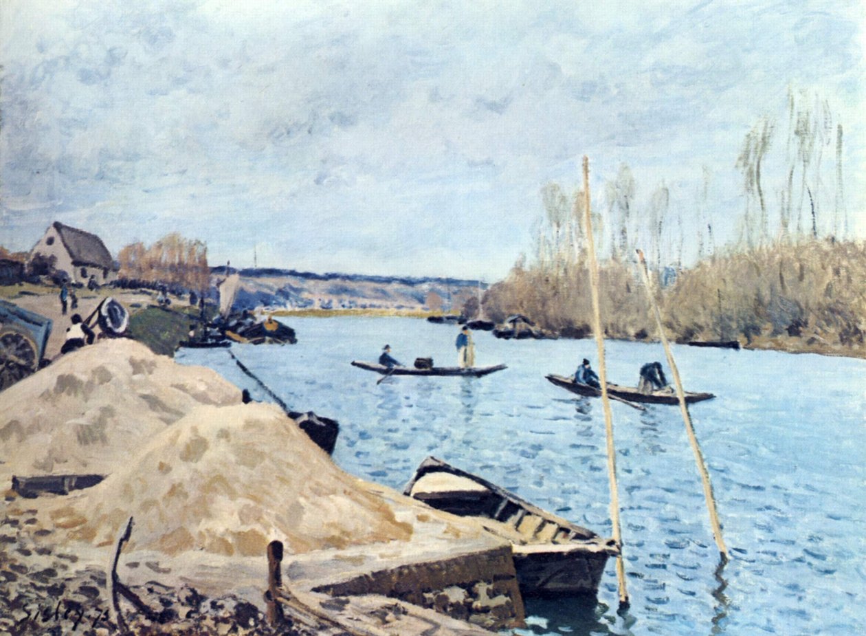 La Senna a Port Marly da Alfred Sisley