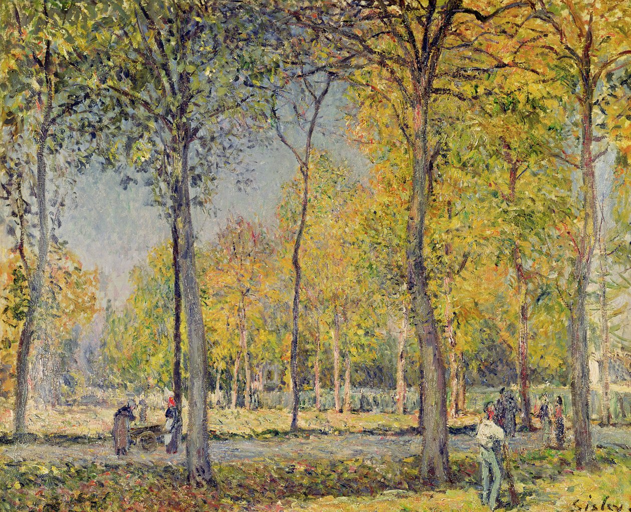 Il Bois de Boulogne da Alfred Sisley