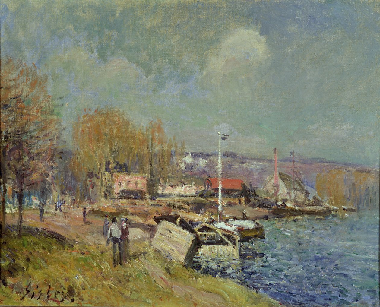 La Senna a Port-Marly da Alfred Sisley