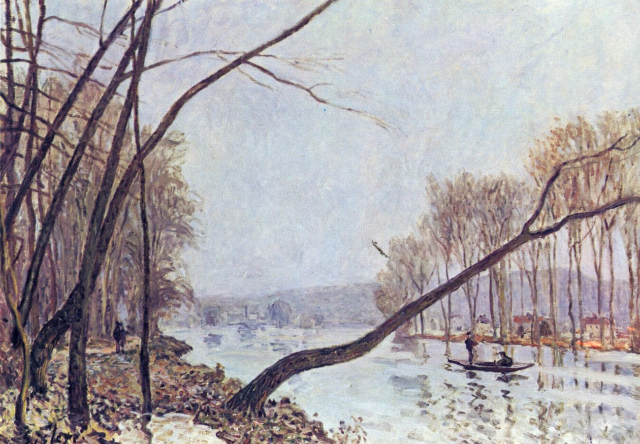 Riva della Senna in autunno da Alfred Sisley