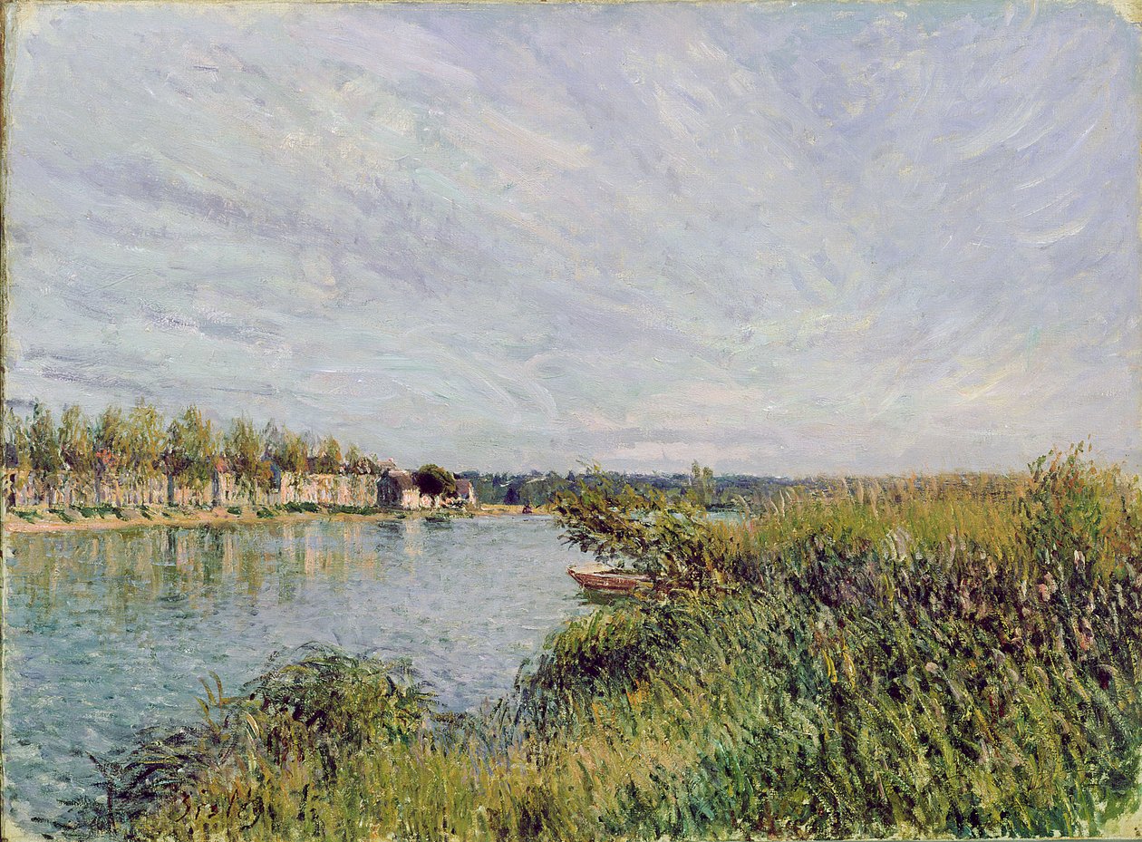 Veduta di Saint-Mammes, c.1880 da Alfred Sisley