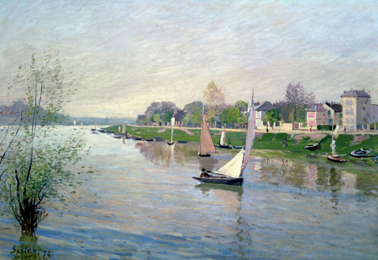 La Senna ad Argenteuil, 1872 da Alfred Sisley
