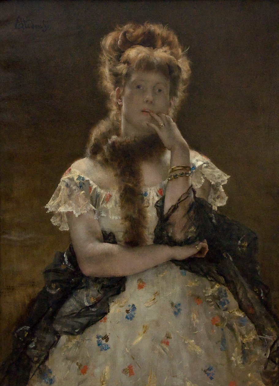 La sfinge parigina da Alfred Emile Stevens