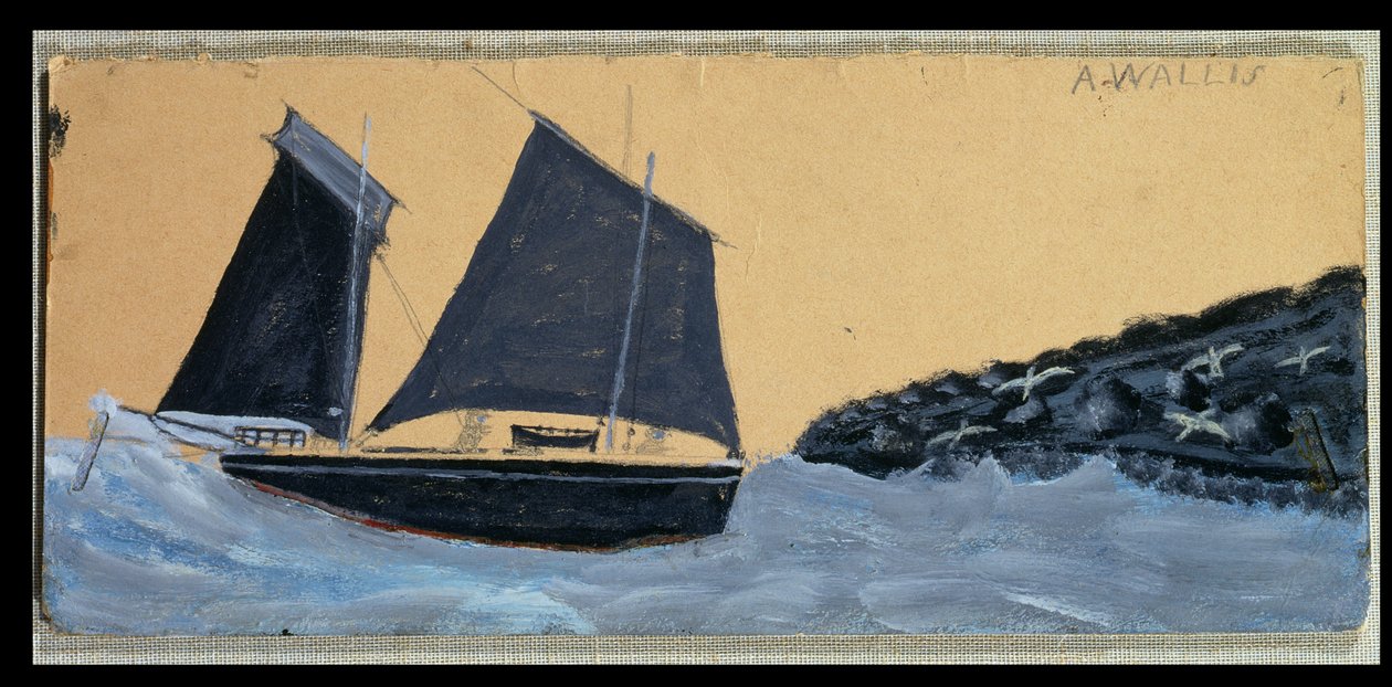 Navigando al largo di St. Ives da Alfred Wallis
