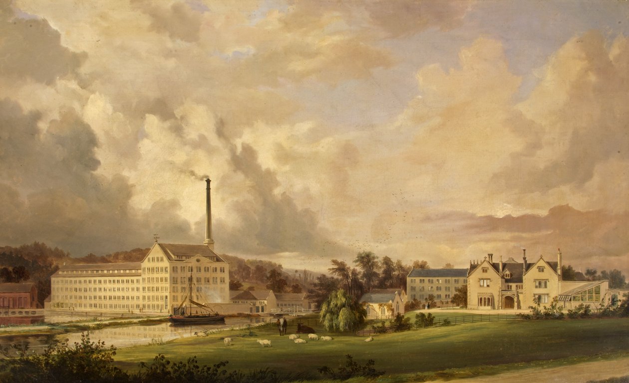 Ebley Cloth Mills, Stroud, Gloucestershire da Alfred Newland Smith