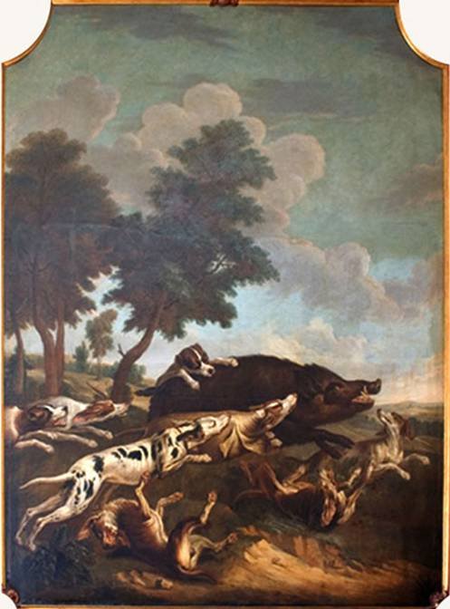 Caccia al cinghiale da Alfred Dedreux