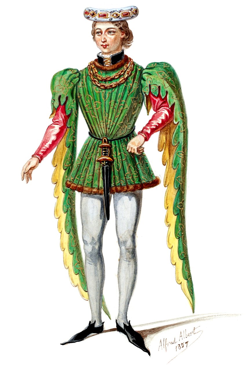 Halévy - La magicienne - modelli di costume di Alfred Albert - 02. Seigneur, coro maschile (ritoccato) da Alfred Albert