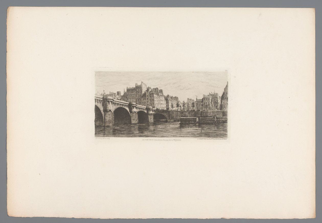 Vista del Pont Neuf da Alfred Alexandre Delauney