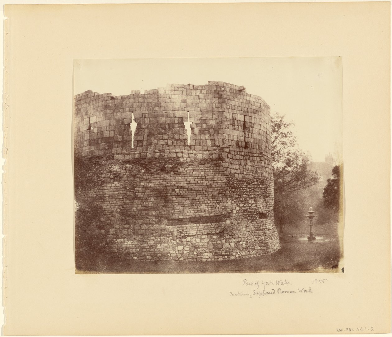 Parte delle mura di York da Alfred Capel Cure