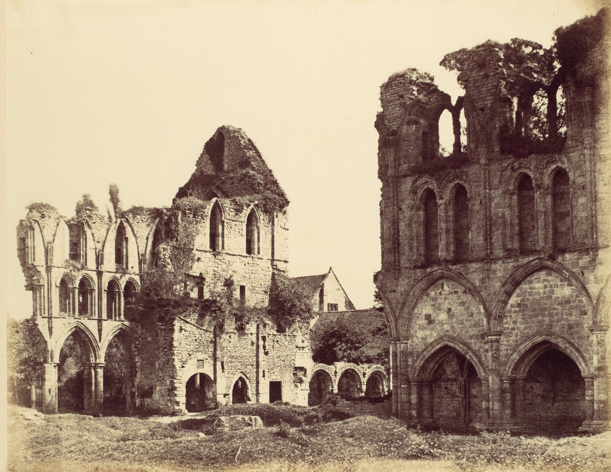 Abbazia di Wenlock, 1858 da Alfred Capel Cure