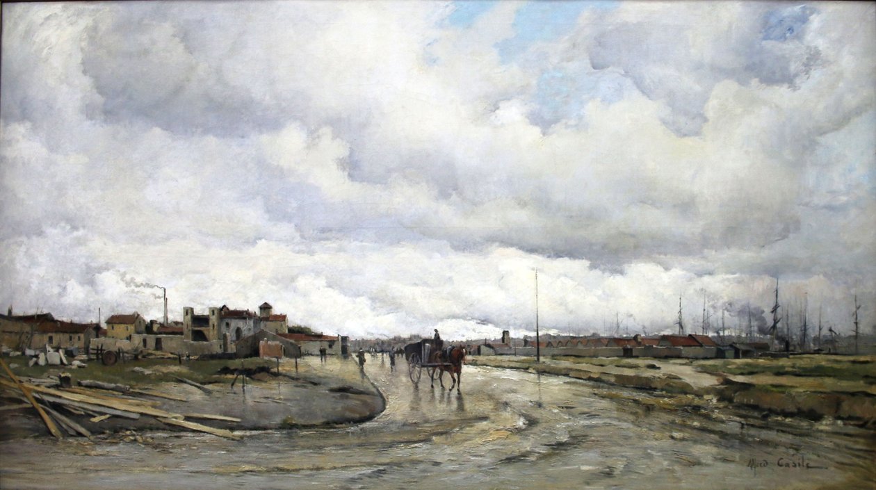 Francese: Les abords du bassin du Lazaret. da Alfred Casile