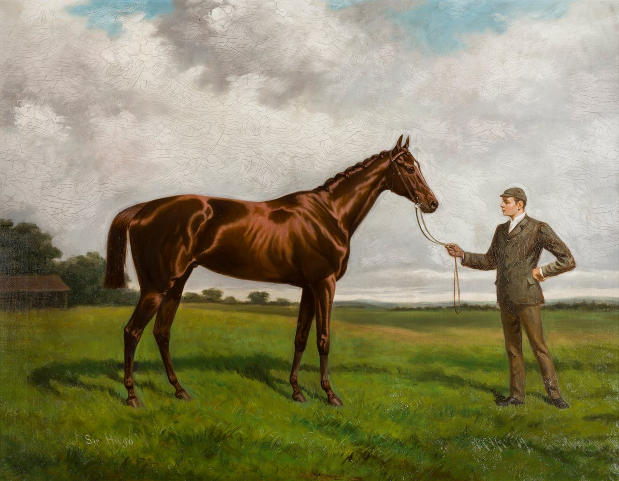Sir Hugo-vincitore del Derby del 1892, c.1875-1928 da Alfred Charles Havell