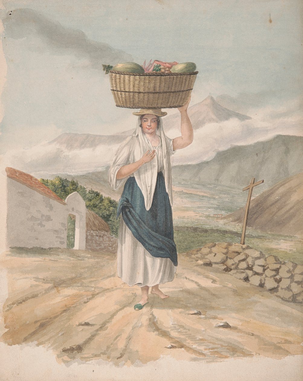 Venditrice di Port Orotava da Alfred Diston