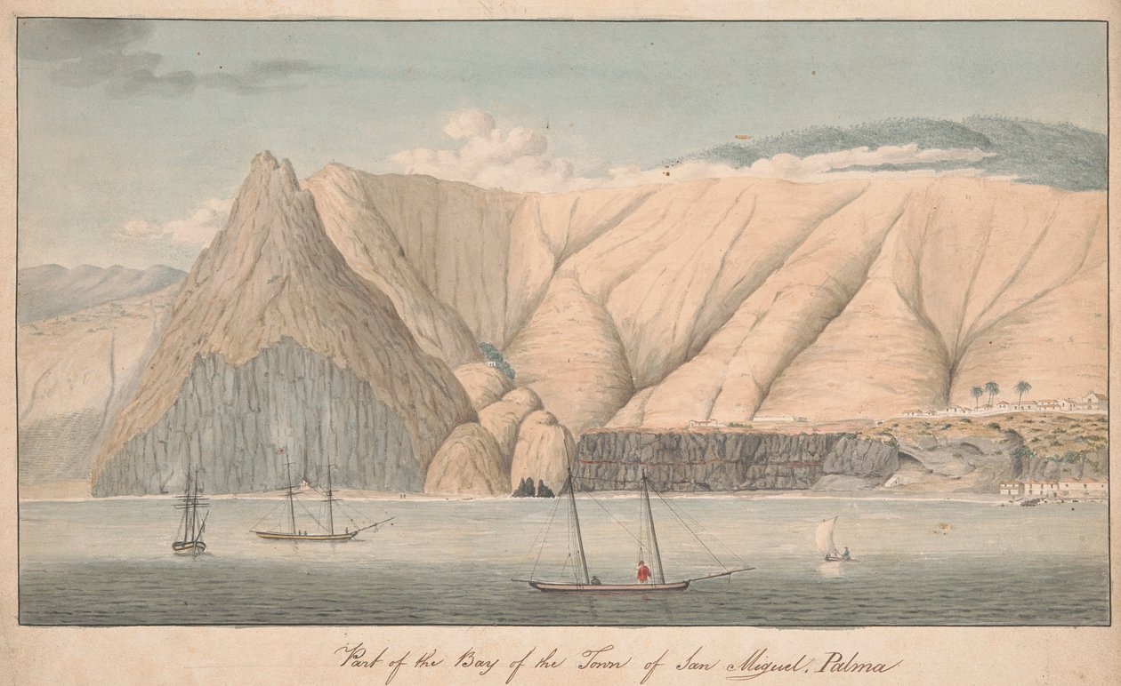 Parte della Baia della Città di San Miguel, La Palma da Alfred Diston