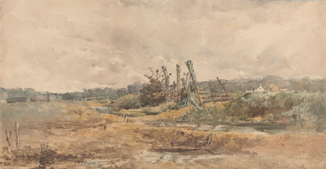 Paesaggio fluviale da Alfred Downing Fripp