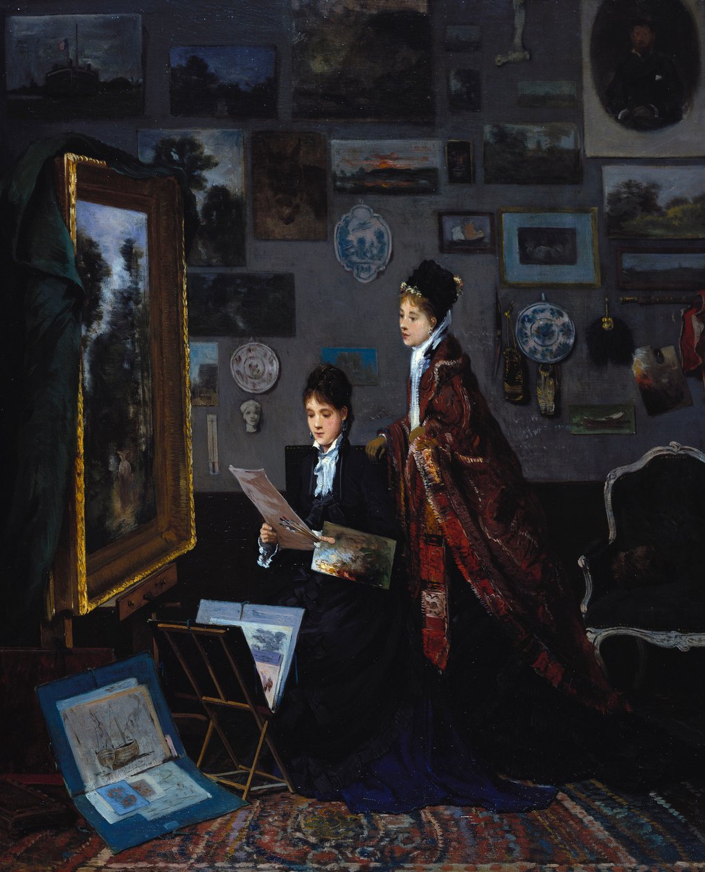 Nello Studio da Alfred Emile Stevens