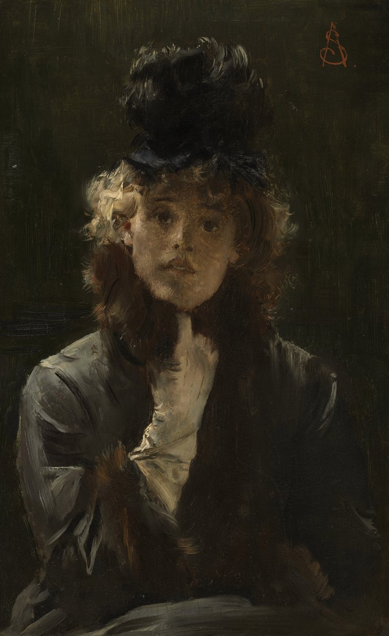 Le Sphinx Parisien, c.1880 da Alfred Emile Stevens