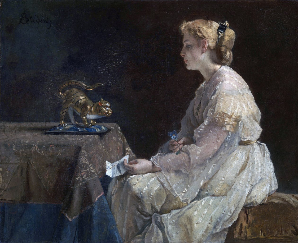 Il regalo da Alfred Emile Stevens