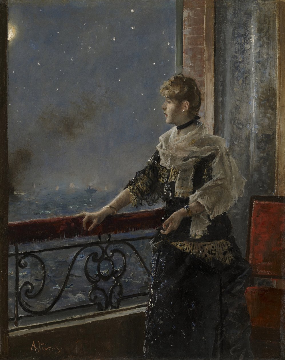 Chiaro di Luna da Alfred Emile Stevens