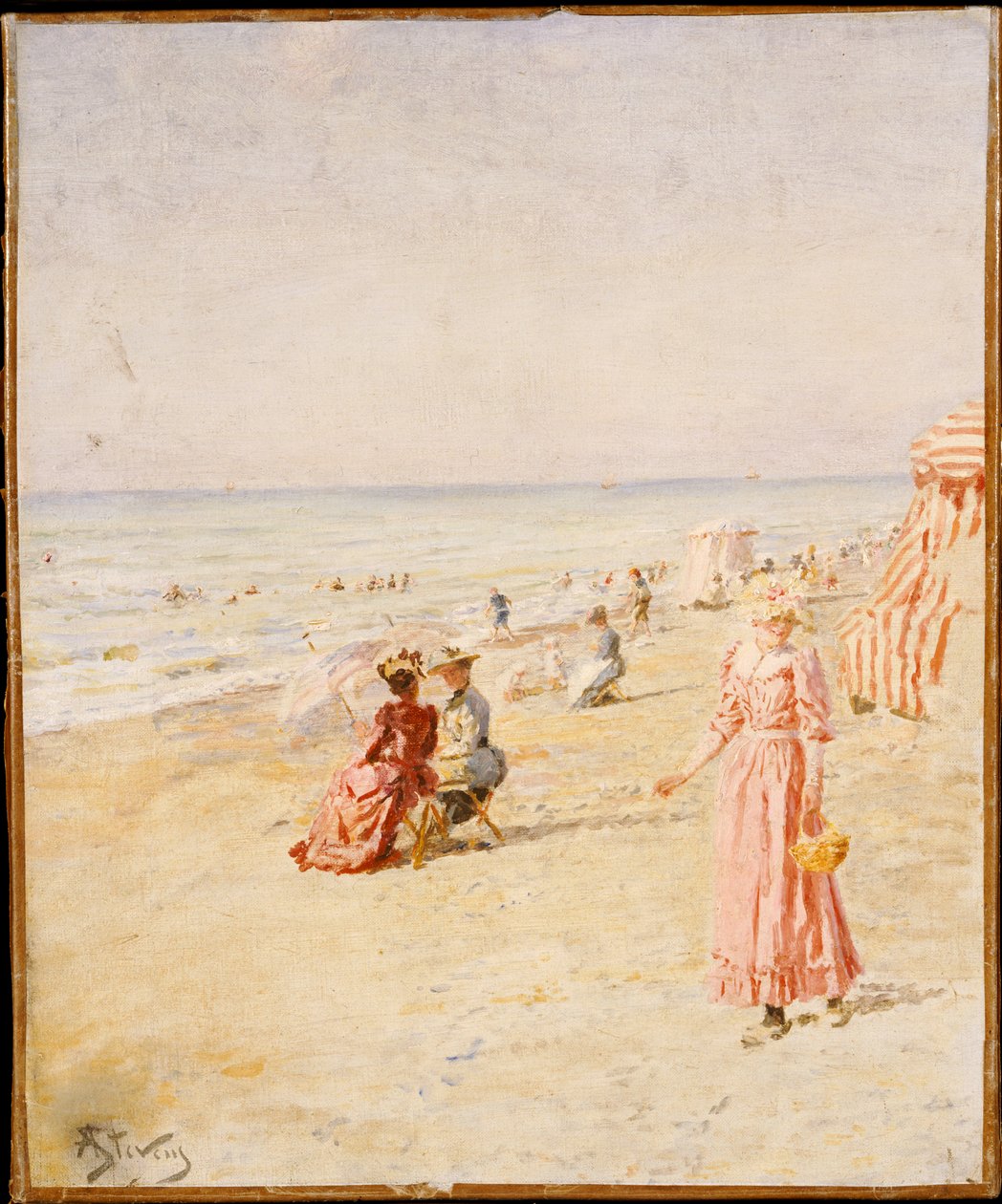 La Spiaggia, Ostenda da Alfred Emile Stevens