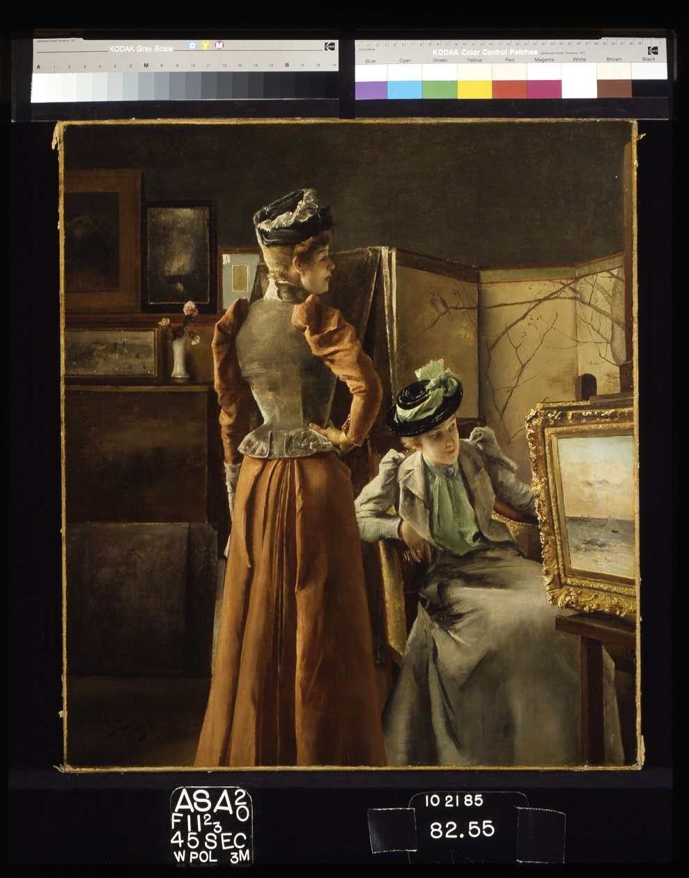 Visita allo studio da Alfred Emile Stevens