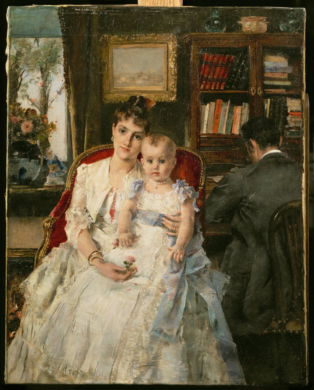 Felicità. 1880 (dipinto su tela) da Alfred George Stevens