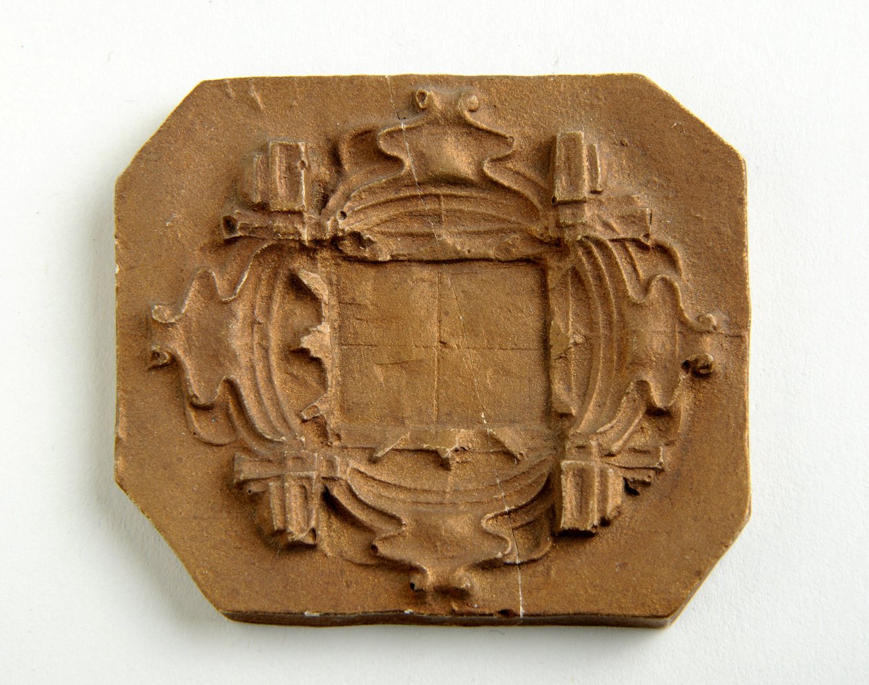Maquette per una placca ottagonale (gesso dorato) da Alfred Gilbert