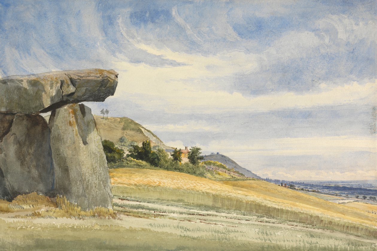 Kits Coty House, vicino a Maidstone, Kent da Alfred Gomersal Vickers