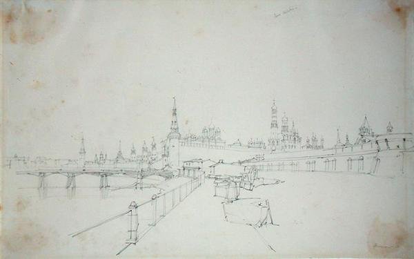 Mosca, 1827 da Alfred Gomersal Vickers