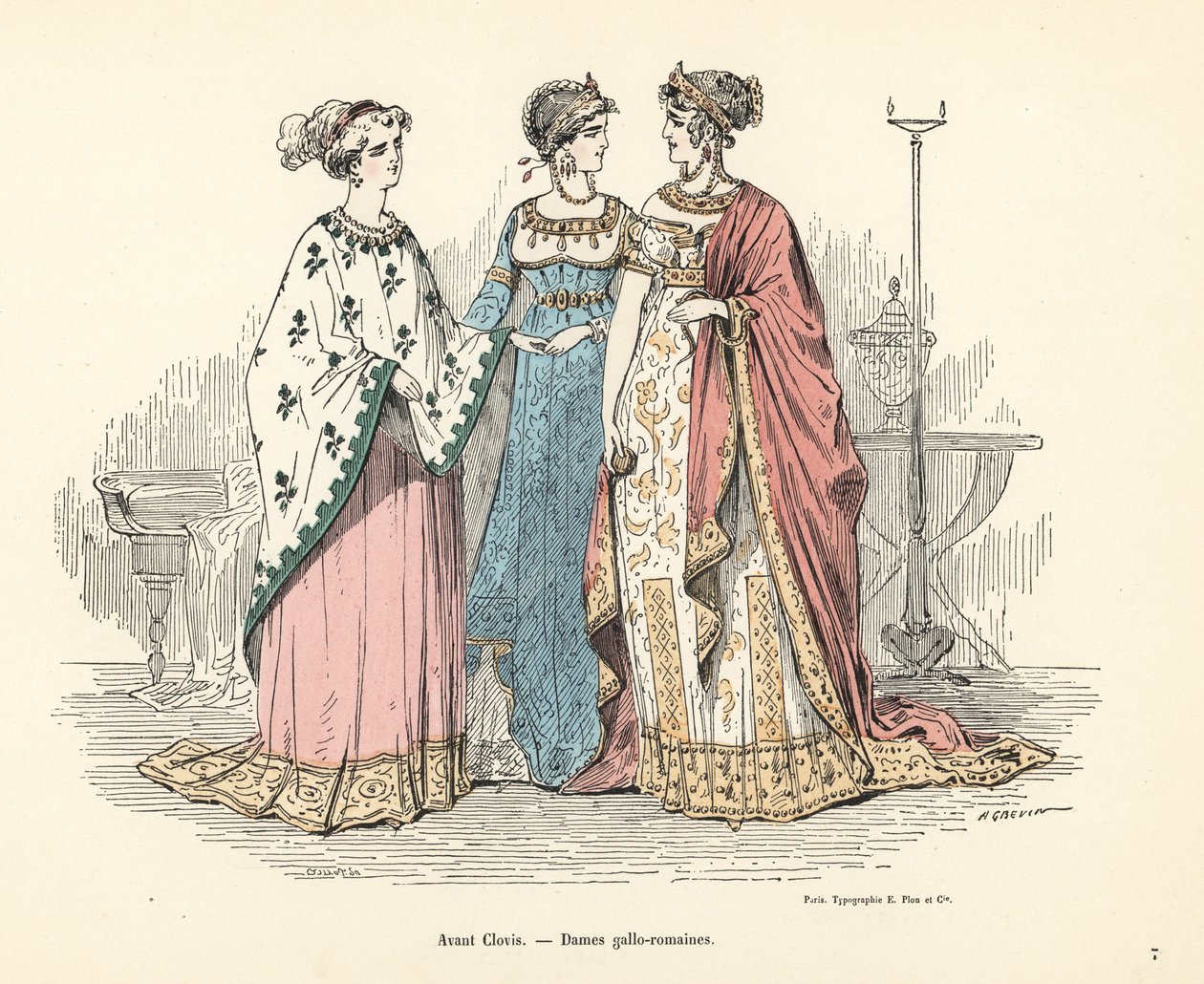 Costumi delle donne gallo-romane dell